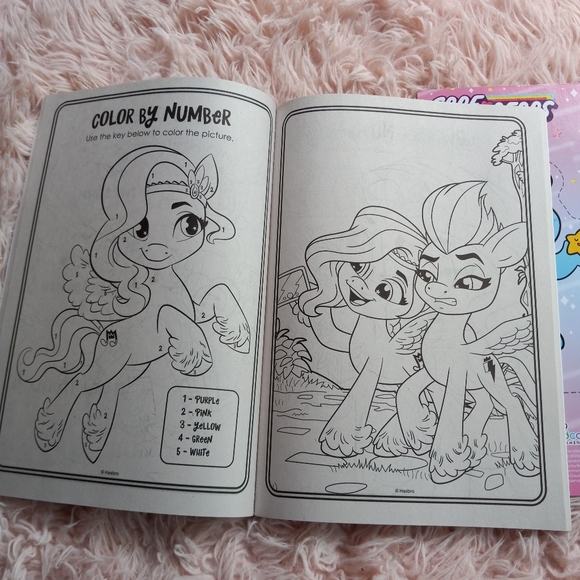 FREE W PURCHASE! Coloring books! My Little Pony and Carebears - Picture 3 of 16